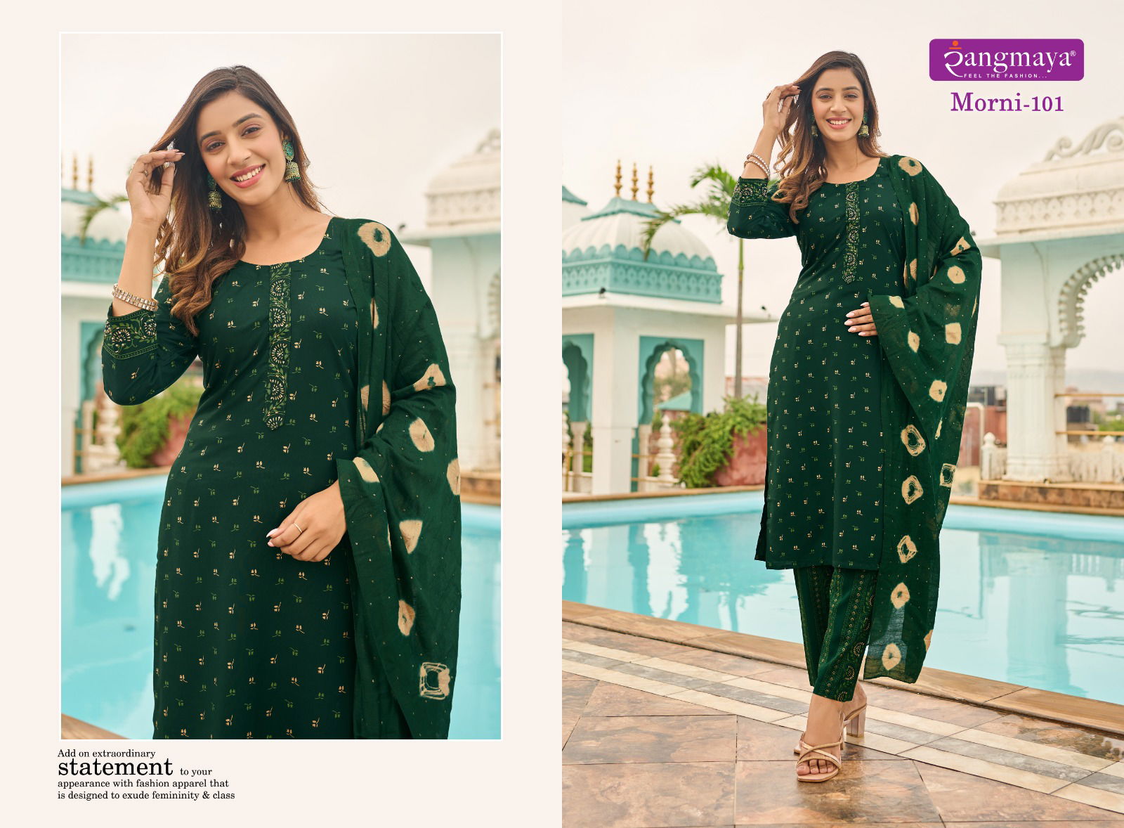 Rangmaya Morni Rayon Designer Readymade Suits Catalog